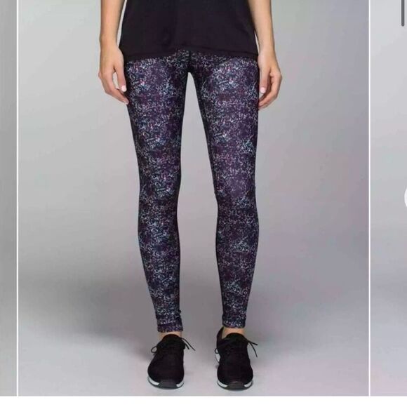 Lululemon Pants - Lululemon Wunder Under Pant Women's Size 4 Blue High-Rise Leggings